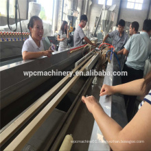 wpc extrusion plastic machinery for the wood plastic decking floor profiles